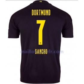 Maillot de Foot Borussia Dortmund Jadon Sancho 7 Extérieur 2020-21